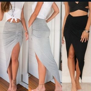 Wish xl gray skirt